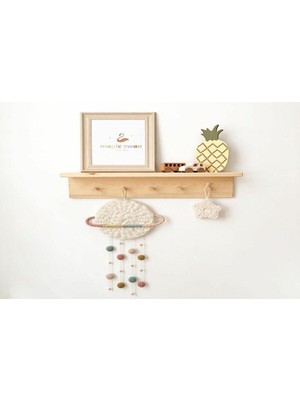 Stay Trade Ahşap Çocuk Odası Bebek Odası Raf 60 cm