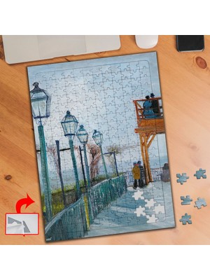 Asilmeydan Gözlem Güvertesi, Van Gogh 240 Parça Puzzle Yapboz TABLO-8463