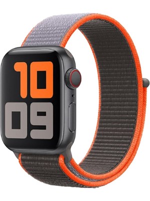 MobaxAksesuar Apple Watch 10 42mm - 38/40/41mm Kordon Hasır Kordon 2/3/4/5/6/se/7/8/9