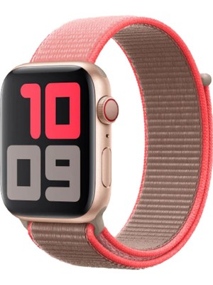 MobaxAksesuar Apple Watch 10 42mm - 38/40/41mm Kordon Hasır Kordon 2/3/4/5/6/se/7/8/9