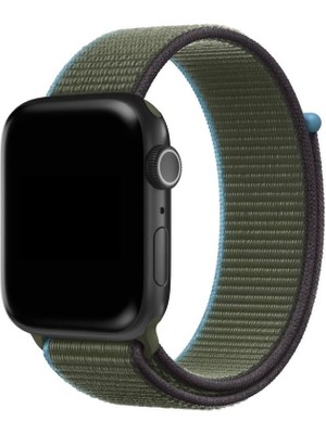 MobaxAksesuar Apple Watch 10 42mm - 38/40/41mm Kordon Hasır Kordon 2/3/4/5/6/se/7/8/9
