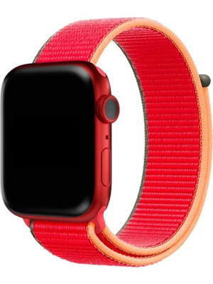 MobaxAksesuar Apple Watch 10 42mm - 38/40/41mm Kordon Hasır Kordon 2/3/4/5/6/se/7/8/9