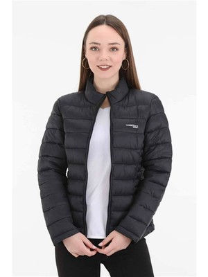 Lumberjack Padded Coat Kadın Şişme Hafif Mont Siyah V3