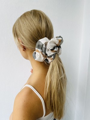 Retrobird Scrunchie Simit Toka Kadın Kum