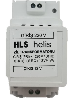 Helis Zil Trafosu 4-8-12 Watt 12 Volt Raylı Trafo Helis
