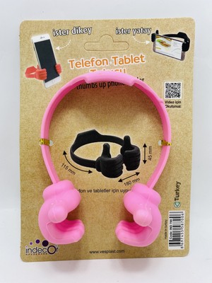 Myk Telefon Tablet Tutucu Pembe