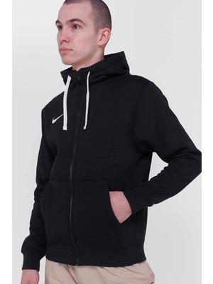 Nike M Flc PARK20 Fz Hoodie Erkek Sweatshirt CW6887-010-SIYAH