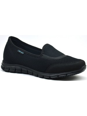 King Paolo B5044 Krakers Siyah Bayan Spor Ayakkabı