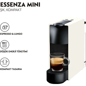 Essenza Mini C30 White Kahve Makinesi,Beyaz