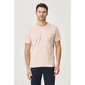 Altınyıldız Classics Erkek Gül Kurusu %100 Pamuk Slim Fit Dar Kesim Bisiklet Yaka Tişört
