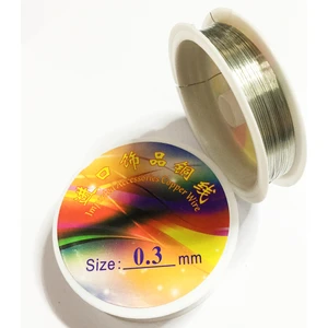 Sermet Süs Dünyası Takı Teli Gümüş 0.3 mm Hobi Malzemeleri