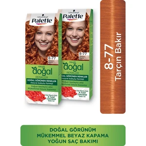 Kalıcı Doğal Renkler Saç Boyası 8-77 Tarçın Bakır X 2 Adet