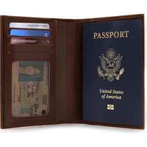 Ot206 Deri Pasaport Kılıfı Cüzdanı