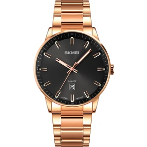 Erkek Saatler Paslanmaz Çelik Kayış 3 Bar Su Geçirmez Tarih Saat Izle Kuvars Kol Saati