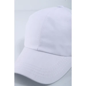 Düz Beyaz Unisex Şapka