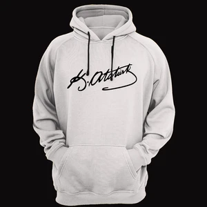 Atatürk Imza Baskılı 3 Ipl. Şardonlu %100 Pamuk, Içi Polar, Çok Kalın Sweatshirt