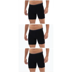 Tender Cotton 3'lü Uzun Paça Siyah Boxer 9683
