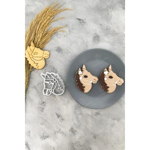 At Kurabiye Kalıbı - Beyaz