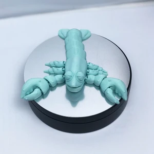 3D Hareketli Istakoz Figürlü Oyuncak - Turkuaz