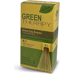 Green Therapy Krem Saç Boyası 8.1 Açık Küllü Kumral