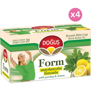 Form Maydanozlu Limonlu De mlik Çay 4'lü