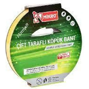 Çift Taraflı Köpük Bant 12MMX5MT BNT-200