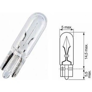 1987302824 12 Volt 1.2 Watt Küçük Dipsiz Ampul 5 Adet