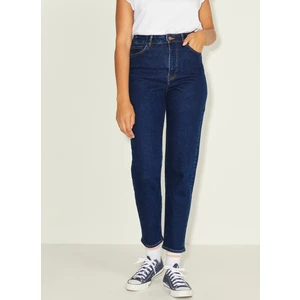 Jxlisbon Mom Hw Cc4001 Noos Mom Fit Düz Koyu Mavi Kadın Denim Pantolon