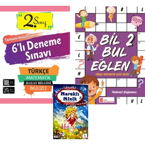 Ata Yayıncılık 2. Sınıf 6’'Lı Deneme Sınavı+ Bil Bul Eğlen