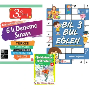 Ata Yayıncılık 3. Sınıf 6’'Lı Deneme Sınavı+ Bil Bul Eğlen