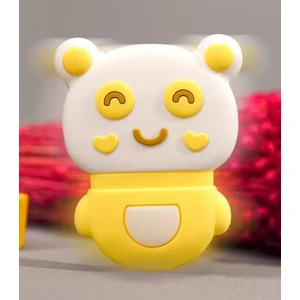 Kiwibaby Sarı Renk Titreşimli Diş Kaşıyıcı Dişlik