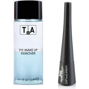 Tca Studıo Make-Up Suya Dayanıklı Dıplooklıner 4 Ml+Makyaj Temizleme