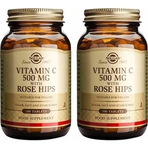 Vitamin C With Rose Hips 500 Mg 100 Tablet 2 Adet