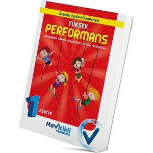 Mavitikli Yayıncılık 1. Sınıf Yüksek Performans Okuma - Anlama Değerler Eğitimi
