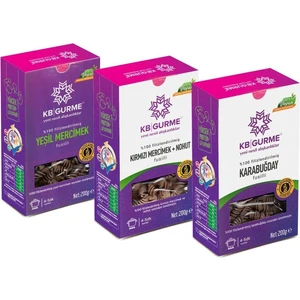 Kb Gurme Glutensiz  Mega Avantaj Set Fusulli Makarna 200 gr x 3