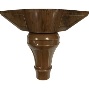 Şahin Lükens Ayak Mobilya Koltuk Ayağı 14-17 cm Ayarlı Ceviz