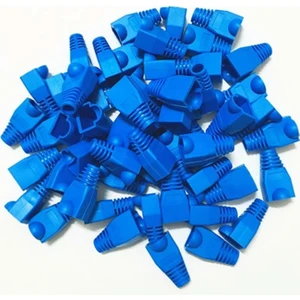 RJ45 Cat5 Cat6 Kılıf (100 Adet) - Mavi
