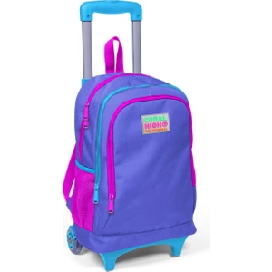 Coral High Kids Lavanta Işıklı Tekerlekli Iki Bölmeli Çekçekli Sırt Çantası 23902