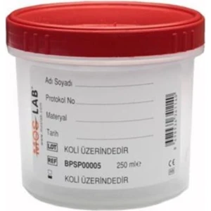 Patoloji Numune Saklama Spesmen Kabı 250 ml 10 Adet