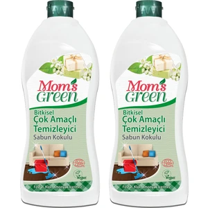 2'li Set Mom's Green Bitkisel Çok Amaçlı Temizleyici Sabun Kokulu