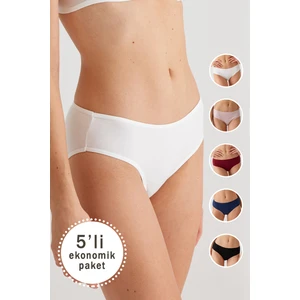 Pierre Cardin 2056 Kadın Classic Brief Külot 5Li Paket Külot