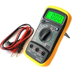 MAS830L Dijital Multimetre Ölçü Aleti Işıklı LCD Ekranlı