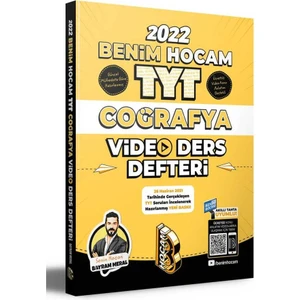 Benim Hocam Yayınları TYT 2022 Coğrafya Video Ders Defteri ve Tamamı Video Çözümlü Soru Bankası