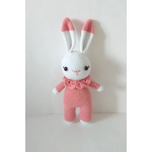 Oyuncak Park Yavruağzı Miniş Tavşan Uyku Arkadaşı Amigurumi  Oyuncak