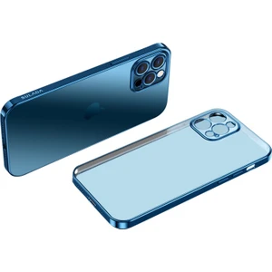 Apple iPhone 13 Pro Için Natural Color Serisi Düşmeye Dayanıklı Galvanik Yumuşak Tpu Telefon Kılıfı - Mavi (Yurt Dışından)