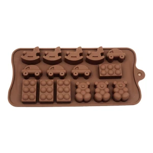 Pastry planet lego oyuncak silikon çikolata kalıbı