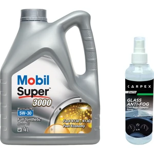 Super 3000 X1 Formula Fe 5W30 Motor Yağı 4 L (Üretim Yılı: 2023 ) + Carpex Cam Buğu Önleyici