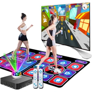 Dans Matı Halısı Oyunu Wife Dansçı Battaniyesi 4K Hdm Tv Box Bilgisayarı Çift Kişilik Dans Makinesi Oyunu