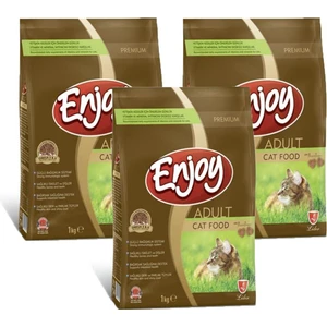 Tavuklu Yetişkin Kedi Maması 1 kg - 3 Adet