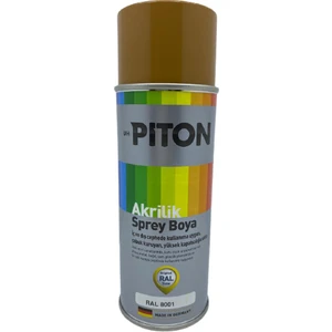 Akrilik Sprey Boya 400 Ml Ral8001 Oksit Kahve